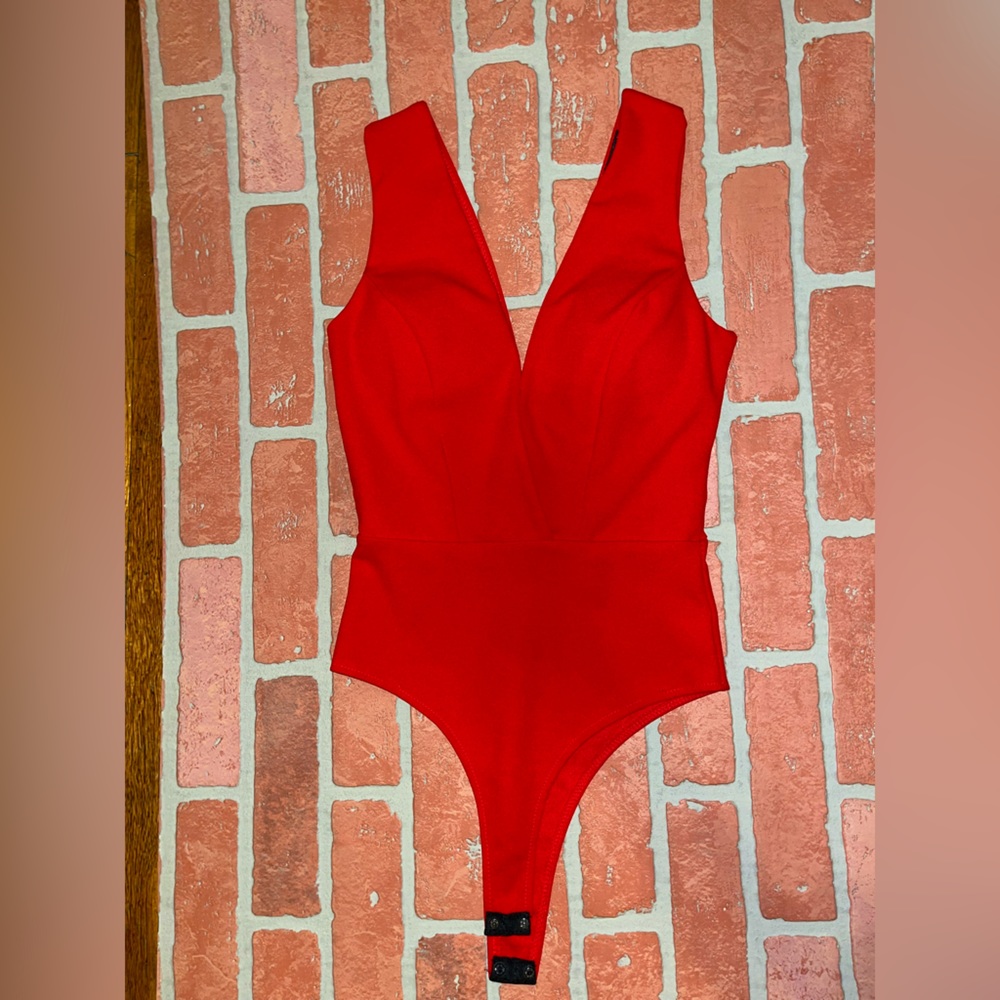 Red bodysuit